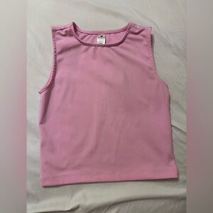Pink Sleeveless Kids Top